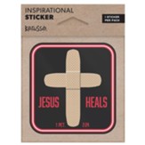 Jesus Heals, Vinyl Sticker