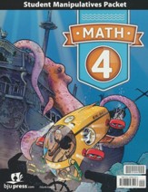 BJU Press Math 4 Student Manipulative Packet (4th Edition)