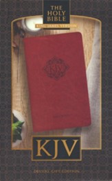 KJV Holy Bible Personal edition, Imitation Leather, Caramel with Thumb Indexes