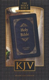 KJV Holy Bible - Zip, Imitation  Leather, Midnight