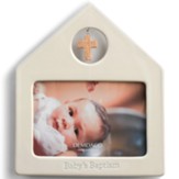 Blue Baby's Baptism Photo Frame