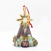 Star Over Bethlehem Blown Glass Ornament