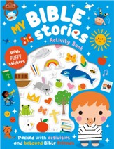 My Bible Stories Activity Book with Puffy Stickers - Blue