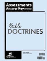 Bible Grade 10: Doctrines for a Biblical Worldview Assessments Answer Key