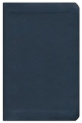 ESV Value Compact Bible--soft leather-look, navy blue