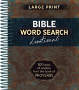 Bible Word Search Devotional: 100 Days of Wisdom from the Book of Proverbs