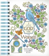 A Little God Time for Women: Devotional Coloring Book