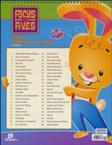 BJU Press K5 Focus on Fives HS  Visual Chart (4th Edition)