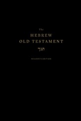The Hebrew Old Testament, Reader's Edition