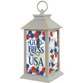 God Bless the USA Lantern