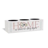 Home Is Where Our Story Begins Votive Candle Holder