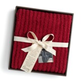 Ribbed Giving Blanket, Red
