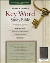Key Word Study Bible NASB (2008 new  edition), Bonded Black Leather