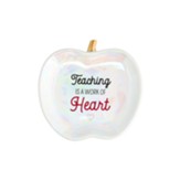 Teaching Is A Work Of Heart Trinket Dish