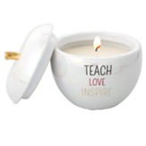 Teach Love Inspire Candle, Serenity Scent