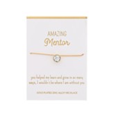 Amazing Mentor Necklace, Crystal