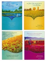 Nature's Splendor Birthday Cards, Box of 12