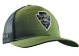 Almighty Guide Service Cap, Mesh Back, Green/Black