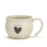 Thankful Heart Ceramic Soup Mug