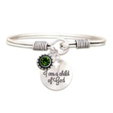 Child Of God Bracelet, Emerald, May