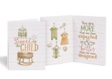 Sweet Child, Bifold Wooden Mini Keepsake Card