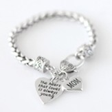 Mom, The Heart That Loves Is Always Young Bracelet