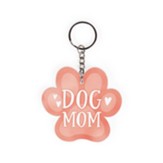 Dog Mom, Paw, Keychain