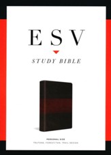 ESV Study Bible, Personal Size  (TruTone Imitation Leather, Forest/Tan, Trail Design)