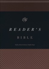 ESV Reader's Bible (TruTone  Imitation Leather, Brown/Cordovan, Portfolio Design)