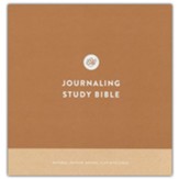 ESV Journaling Study Bible (Brown Natural Leather, Flap with Strap)