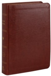 ESV Single Column Heritage Bible, Soft Imitation Leather, Chestnut