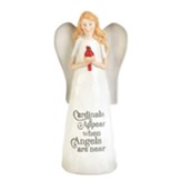 Cardinals Appear Angel Figurine
