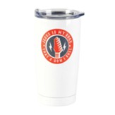 Jesus Is My Rock Travel Mug, White