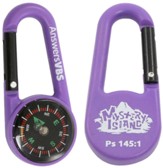 Mystery Island: Carabiner Compass (pkg. of 10)
