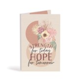 Strength For Today Hope For Tomorrow Wooden Keepsake Card