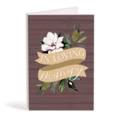 In Loving Memory Bifold Wooden Keepsake Card