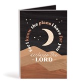 For I Know The Plans I Have For You Declares The Lord Bifold Wooden Keepsake Card