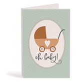 Oh Baby Bifold Wooden Keepsake Card