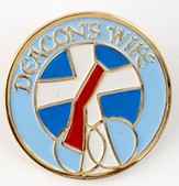 Deacon's Wife Gold Plated Lapel Pin