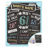 Baby's Monthly Milestone Chalkboard