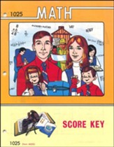 Math PACE SCORE Key 1025
