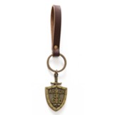 Armor of God Keychain - Brass