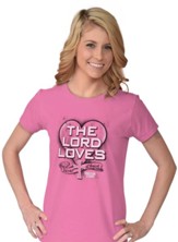 The Lord Loves, Tee Shirt, Small (36-38)