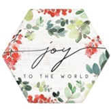 Joy To the World Honeycomb Coaster