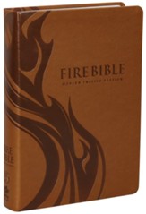 MEV Fire Bible--soft leather-look, brown