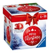 Red Christmas Ball, 54 Piece 3D Puzzle