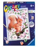 CreArt Painting by Numbers - Spring Squirrel