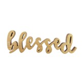Blessed, Wooden Sign, Large