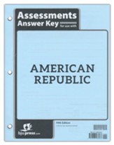 Heritage Studies Grade 8: The American Republic, Assessments Answer Key (5th Edition)