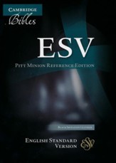ESV Pitt Minion Reference, Imitation leather-black